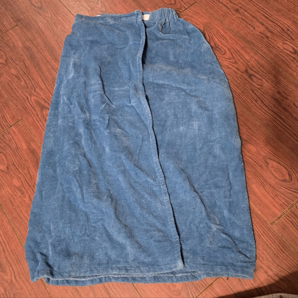 Blue Denim Women's Towel Wrap